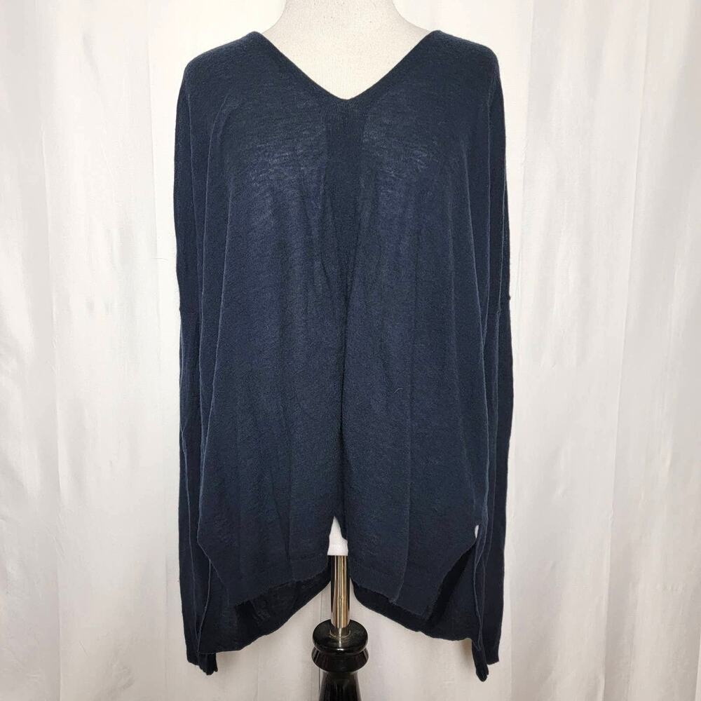 Vince Blue Wool Cashmere Sweater SZ Medium